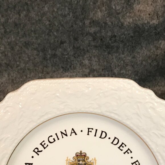 Vintage Dei Gratia Regina Fid Def Elizabeth II 1997 Lord Nelson Pottery Plate - Picture 3 of 9